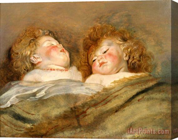 Peter Paul Rubens Two Sleeping Children Stretched Canvas Print / Canvas Art
