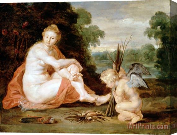 Peter Paul Rubens Venus And Cupid Warming Themselves (venus Frigida) Stretched Canvas Print / Canvas Art