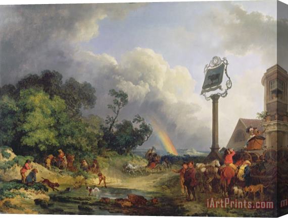Philip James de Loutherbourg The Rainbow Stretched Canvas Painting / Canvas Art