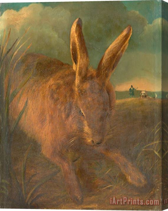 Philip Reinagle Hare Hunting Stretched Canvas Print / Canvas Art