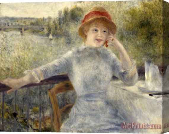 Pierre Auguste Renoir Alphonsine Fournaise Stretched Canvas Painting / Canvas Art