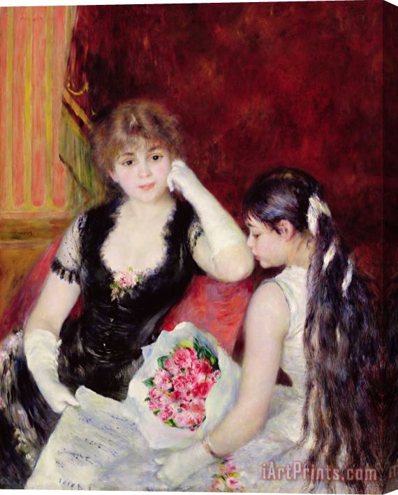 Pierre Auguste Renoir  At the Concert Stretched Canvas Print / Canvas Art
