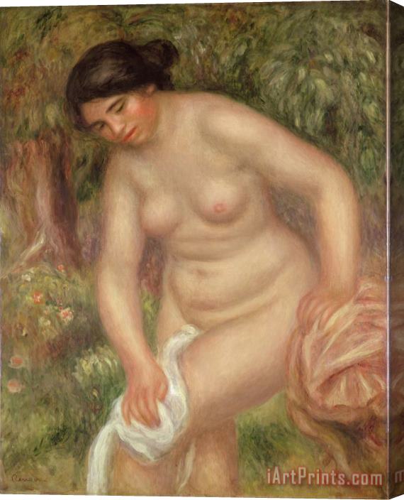 Pierre Auguste Renoir Bather Drying Herself Stretched Canvas Print / Canvas Art