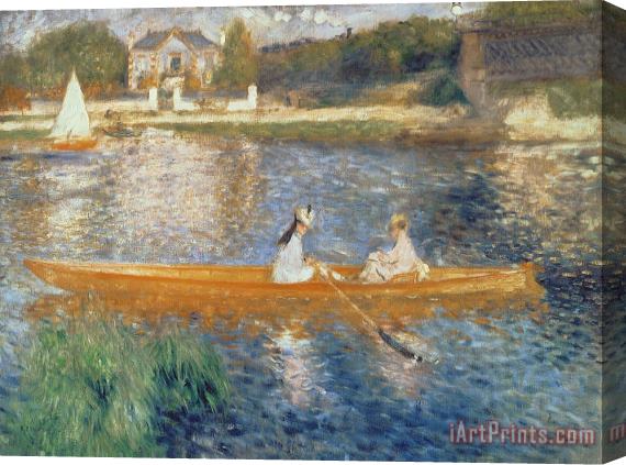 Pierre Auguste Renoir Boating on the Seine Stretched Canvas Painting / Canvas Art