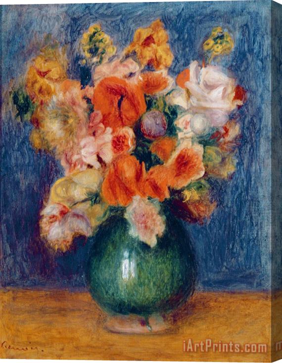 Pierre Auguste Renoir Bouquet Stretched Canvas Print / Canvas Art