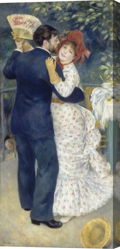 Pierre Auguste Renoir Country Dance Stretched Canvas Print / Canvas Art