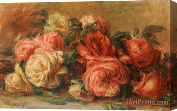 Pierre Auguste Renoir Discarded Roses Stretched Canvas Painting / Canvas Art