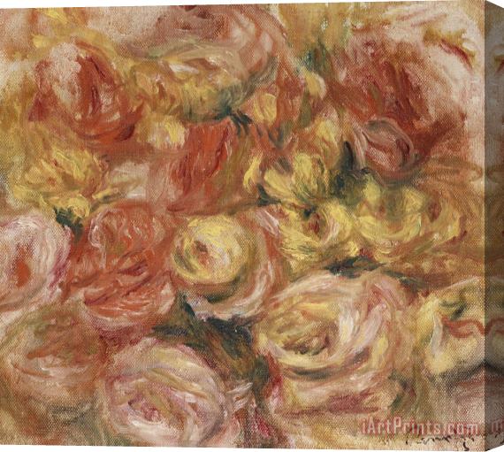 Pierre Auguste Renoir Flower Sketch Stretched Canvas Painting / Canvas Art