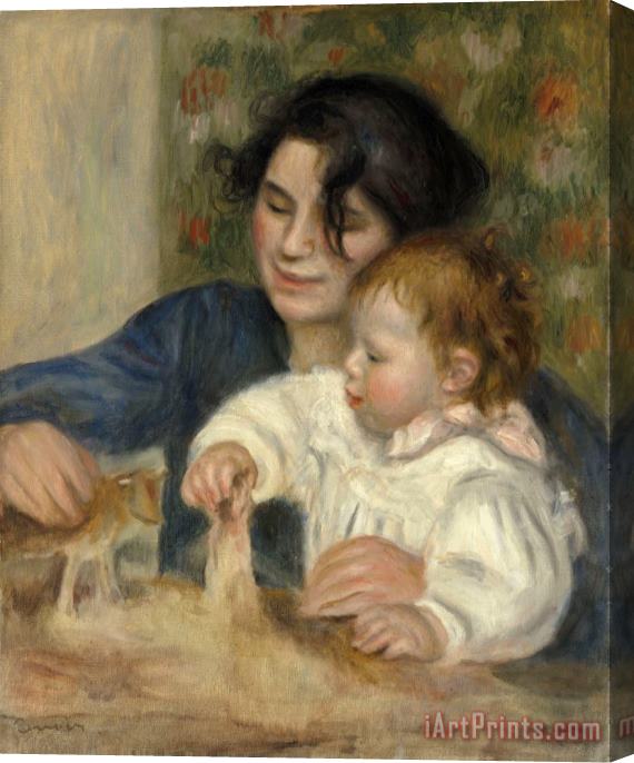 Pierre Auguste Renoir Gabrielle And Jean Stretched Canvas Print / Canvas Art