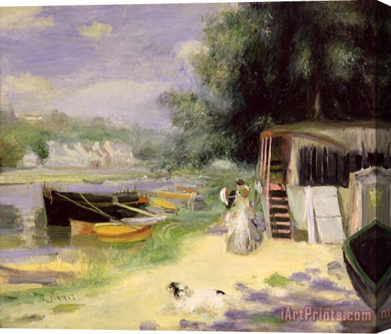 Pierre Auguste Renoir La Grenouillere Stretched Canvas Painting / Canvas Art