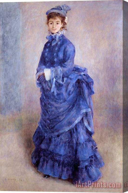 Pierre Auguste Renoir La Parisienne The Blue Lady Stretched Canvas Painting / Canvas Art