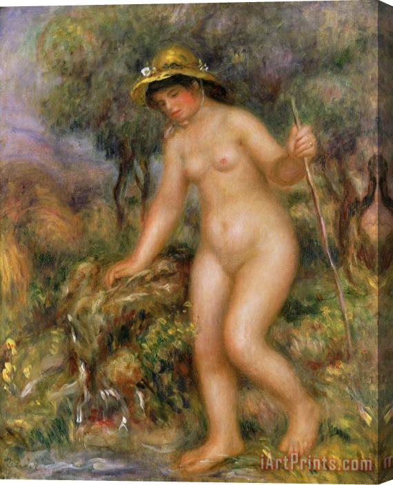 Pierre Auguste Renoir La Source or Gabrielle Nue Stretched Canvas Painting / Canvas Art