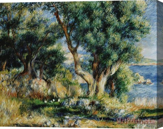 Pierre Auguste Renoir Landscape Near Menton Stretched Canvas Painting / Canvas Art