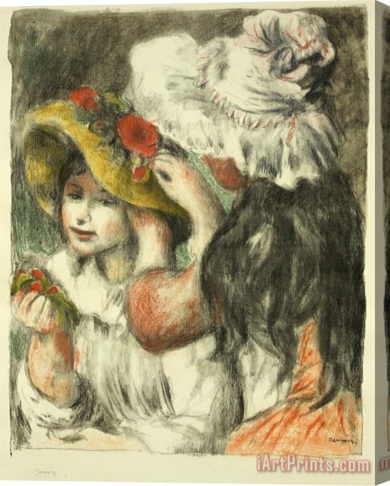 Pierre Auguste Renoir Le Chapeau Epingle Stretched Canvas Print / Canvas Art