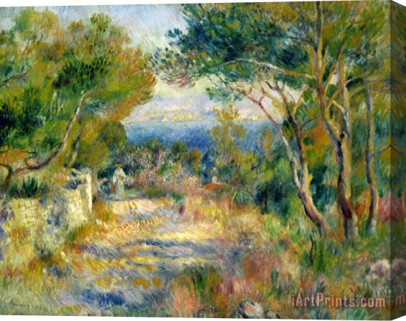 Pierre Auguste Renoir LEstaque Stretched Canvas Print / Canvas Art