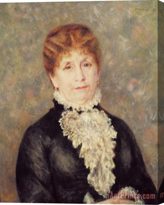Pierre Auguste Renoir Madame Eugene Fould Stretched Canvas Print / Canvas Art