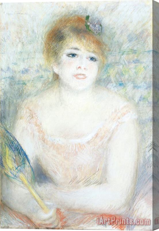 Pierre Auguste Renoir Mlle. Jeanne Samary Stretched Canvas Print / Canvas Art