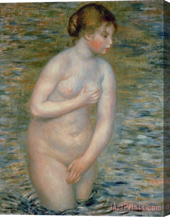 Pierre Auguste Renoir Nude in the Water Stretched Canvas Print / Canvas Art