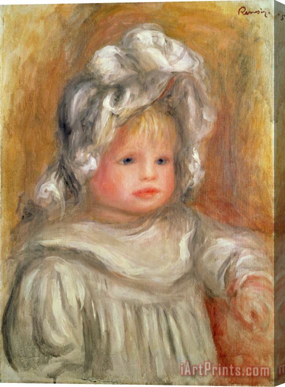 Pierre Auguste Renoir Portrait of a Child Stretched Canvas Print / Canvas Art