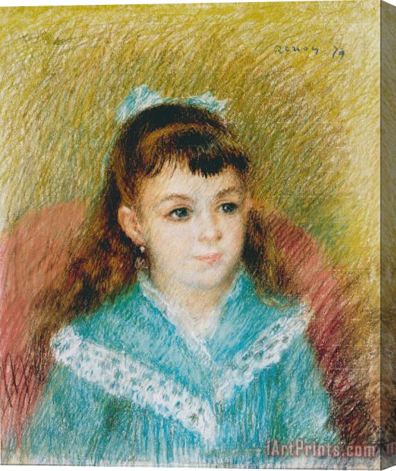 Pierre Auguste Renoir Portrait of a Young Girl (elisabeth Maitre), 1879 Stretched Canvas Painting / Canvas Art