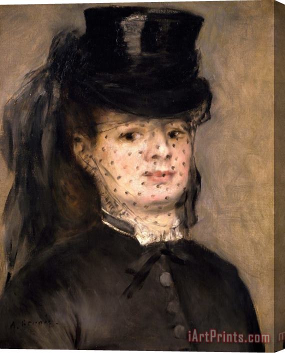 Pierre Auguste Renoir Portrait Of Madame Paul Darras Stretched Canvas Painting / Canvas Art