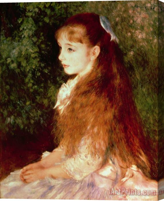 Pierre Auguste Renoir  Portrait of Mademoiselle Irene Cahen d'Anvers Stretched Canvas Print / Canvas Art