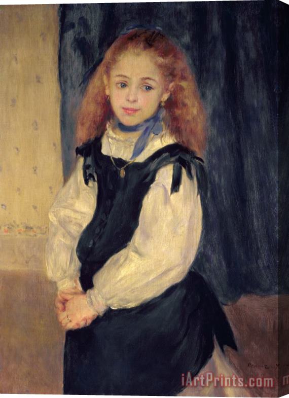 Pierre Auguste Renoir Portrait of Mademoiselle Legrand Stretched Canvas Painting / Canvas Art