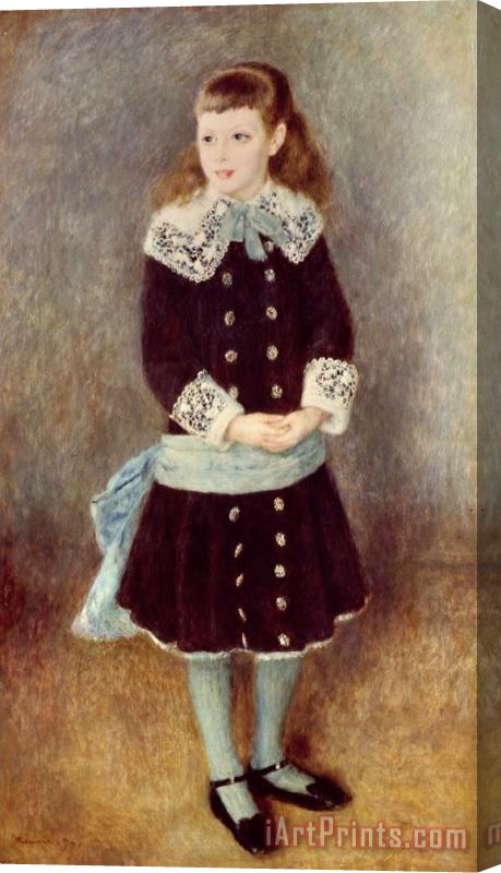 Pierre Auguste Renoir Portrait Of Martha Berard Stretched Canvas Painting / Canvas Art