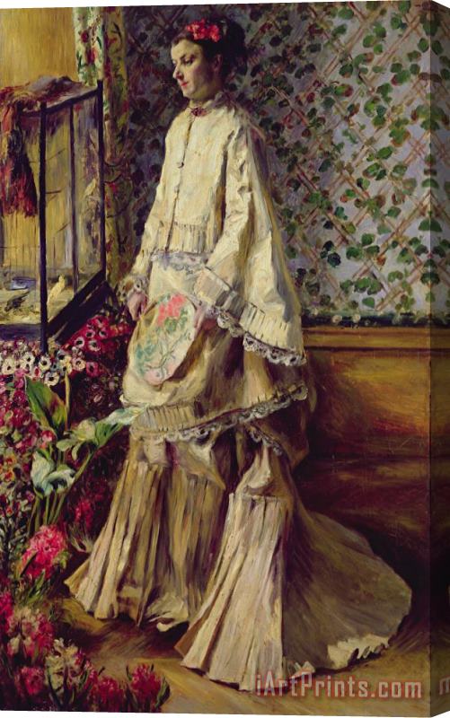 Pierre Auguste Renoir Portrait of Rapha Stretched Canvas Print / Canvas Art