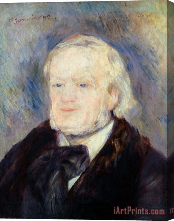 Pierre Auguste Renoir Portrait Of Richard Wagner Stretched Canvas Painting / Canvas Art