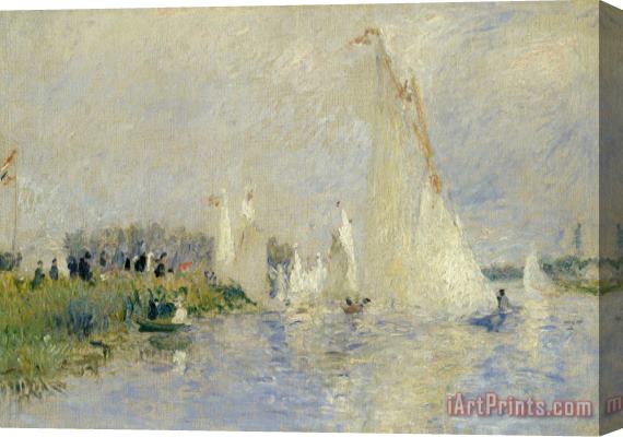 Pierre Auguste Renoir Regatta At Argenteuil Stretched Canvas Print / Canvas Art