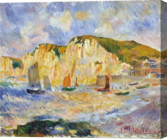 Pierre Auguste Renoir Sea And Cliffs Stretched Canvas Painting / Canvas Art
