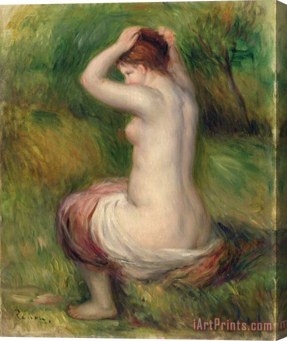 Pierre Auguste Renoir Seated nude Stretched Canvas Print / Canvas Art