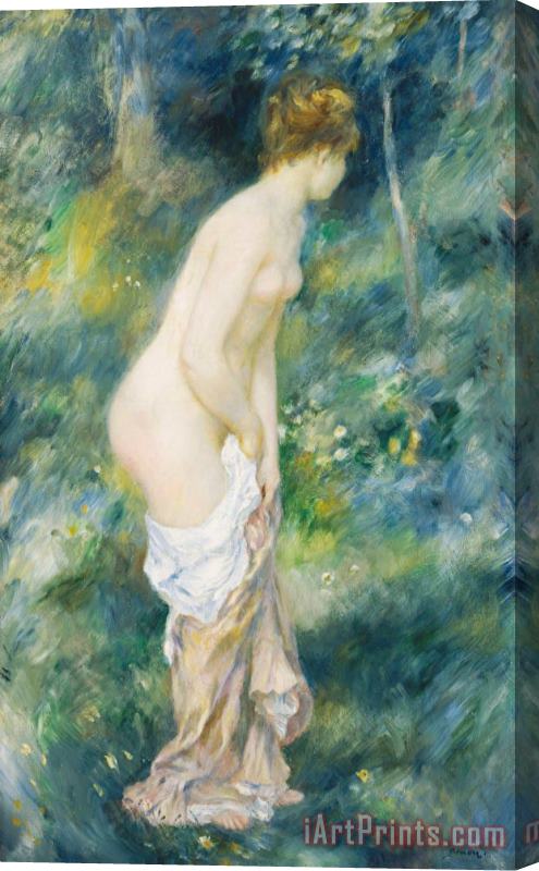 Pierre Auguste Renoir Standing Bather Stretched Canvas Painting / Canvas Art