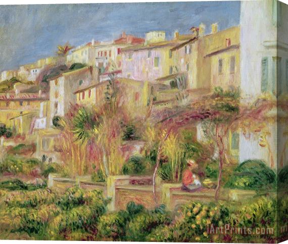 Pierre Auguste Renoir Terrace in Cagnes Stretched Canvas Print / Canvas Art