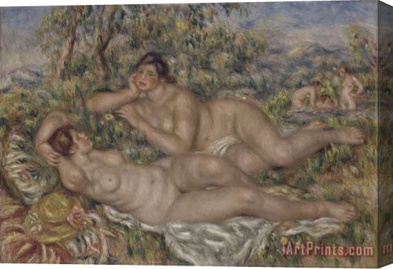 Pierre Auguste Renoir The Bathers Stretched Canvas Print / Canvas Art
