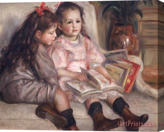Pierre Auguste Renoir The Children of Martial Caillebotte Stretched Canvas Painting / Canvas Art