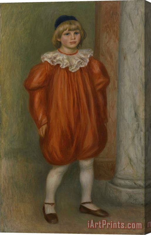 Pierre Auguste Renoir The Clown (le Clown) Stretched Canvas Print / Canvas Art