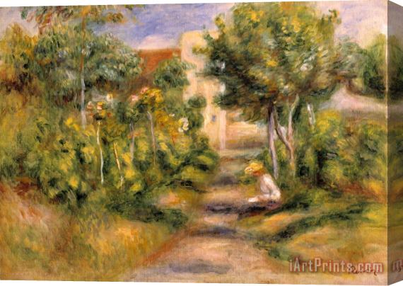 Pierre Auguste Renoir The Garden in Cagnes Stretched Canvas Print / Canvas Art