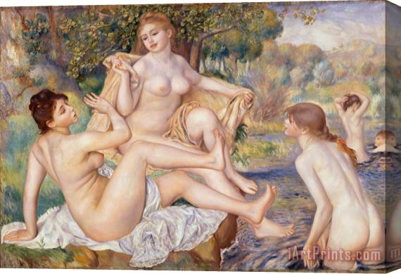 Pierre Auguste Renoir The Large Bathers Stretched Canvas Print / Canvas Art