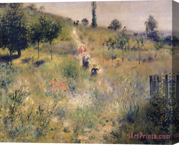 Pierre Auguste Renoir The Path through the Long Grass Stretched Canvas Painting / Canvas Art