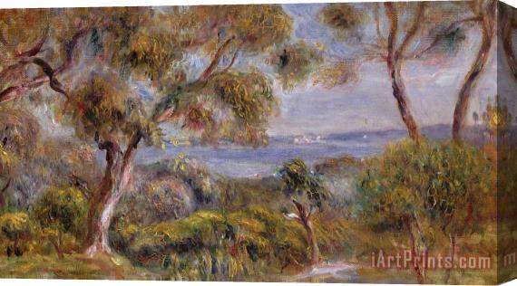 Pierre Auguste Renoir The Sea at Cagnes Stretched Canvas Print / Canvas Art