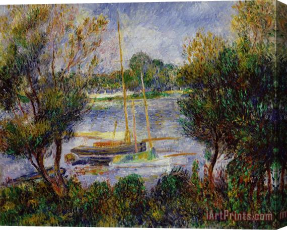 Pierre Auguste Renoir The Seine at Argenteuil Stretched Canvas Painting / Canvas Art