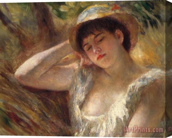 Pierre Auguste Renoir The Sleeper Stretched Canvas Print / Canvas Art