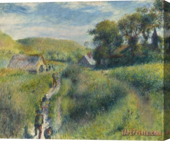 Pierre Auguste Renoir The Vintagers Stretched Canvas Print / Canvas Art