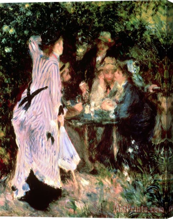 Pierre Auguste Renoir Under the Trees of the Moulin de la Galette Stretched Canvas Print / Canvas Art
