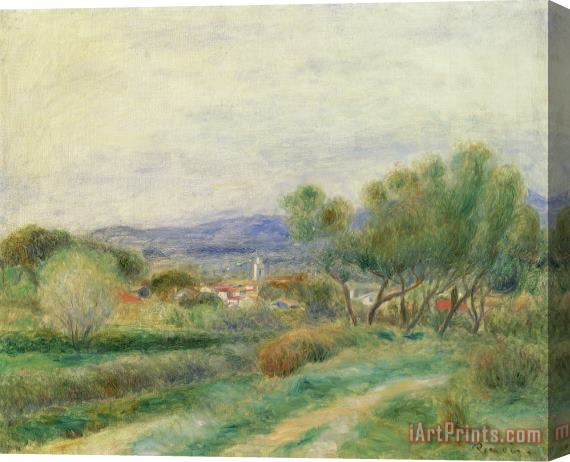 Pierre Auguste Renoir View of La Seyne Stretched Canvas Print / Canvas Art