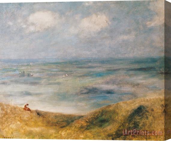 Pierre Auguste Renoir View of the Sea Guernsey Stretched Canvas Painting / Canvas Art
