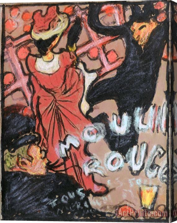 Pierre Bonnard Moulin Rouge Stretched Canvas Print / Canvas Art