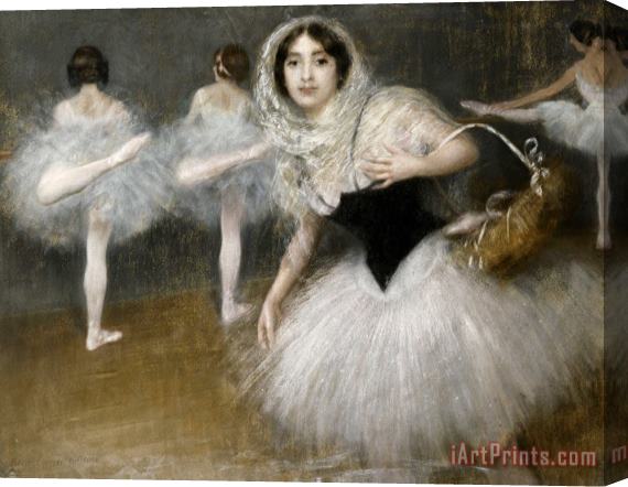 Pierre Carrier Belleuse The Dancers Stretched Canvas Print / Canvas Art